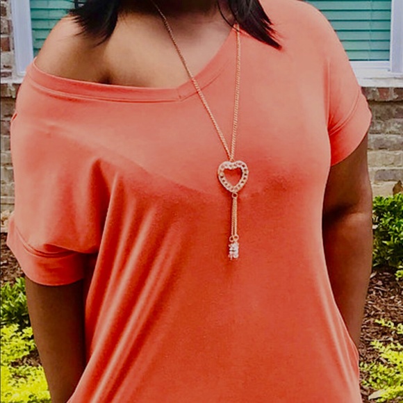 $13 BRAND NEW V-neck T-shirt dress!! - Picture 3 of 3